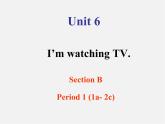 【浙江省】 2 Unit 6 I’m watching TV Section B 1课件