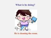 【浙江省】 2 Unit 6 I’m watching TV Section B 1课件