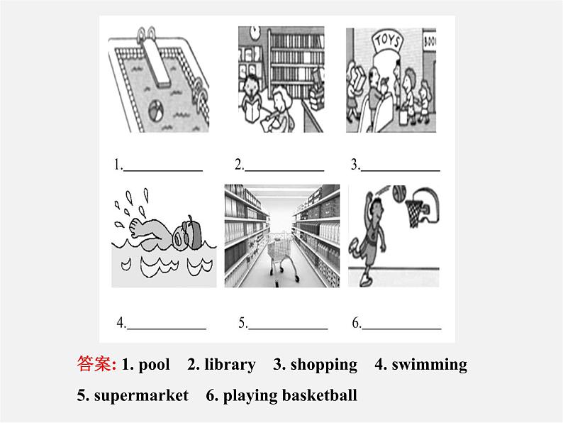 【金榜学案】Unit 6 I’m watching TV Section B(1a-2c)课件03