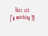 【名师精品】2 unit 6 I'm watching TV Period 3课件