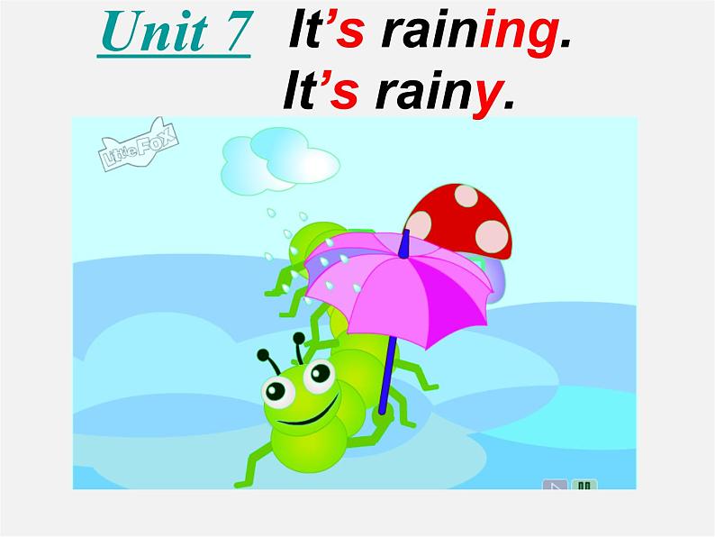 【浙江省】 《Unit 7 It’s raining.lesson 1》课件03