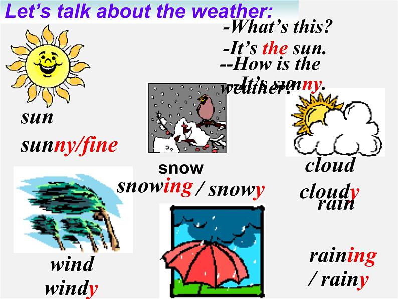 【浙江省】 《Unit 7 It’s raining.lesson 1》课件04