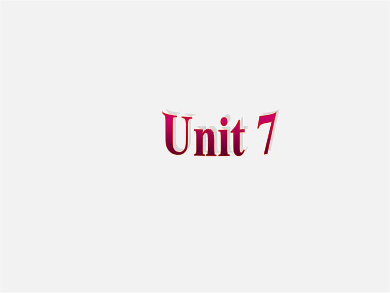 【湖北省】2Unit 7 It’s raining Section A课件2第1页