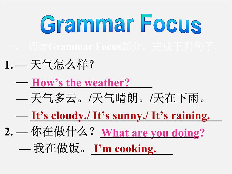 【湖北省】2Unit 7 It’s raining Section A课件2第4页