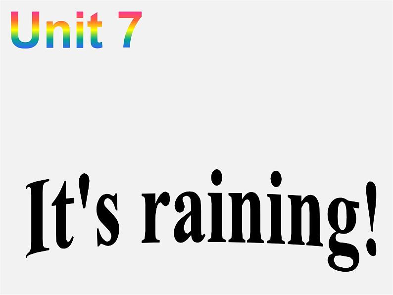 【湖北省】2Unit 7 It’s raining Section B课件1第2页