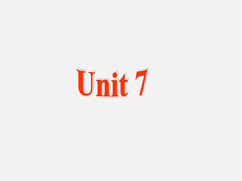 【陕西省】  Unit 7 It’s raining课件1第1页