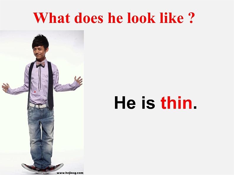 【黑龙江】《Unit 9 What does he look like Period 3》课件第5页