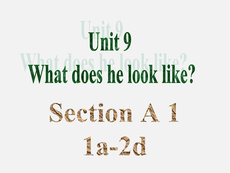 【黑龙江】《Unit 9 What does he look like Period 1》课件第2页