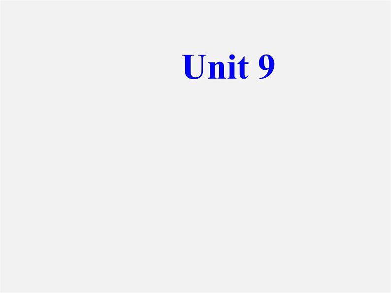 【湖北省】 Unit 9 What does he look like Period 1课件第1页