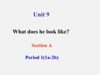 初中人教新目标 (Go for it) 版Unit 9 What does he look like?Section A教课ppt课件