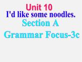 【名师精品】1 Unit 10 I'd some noodles Section A (s-3c)课件