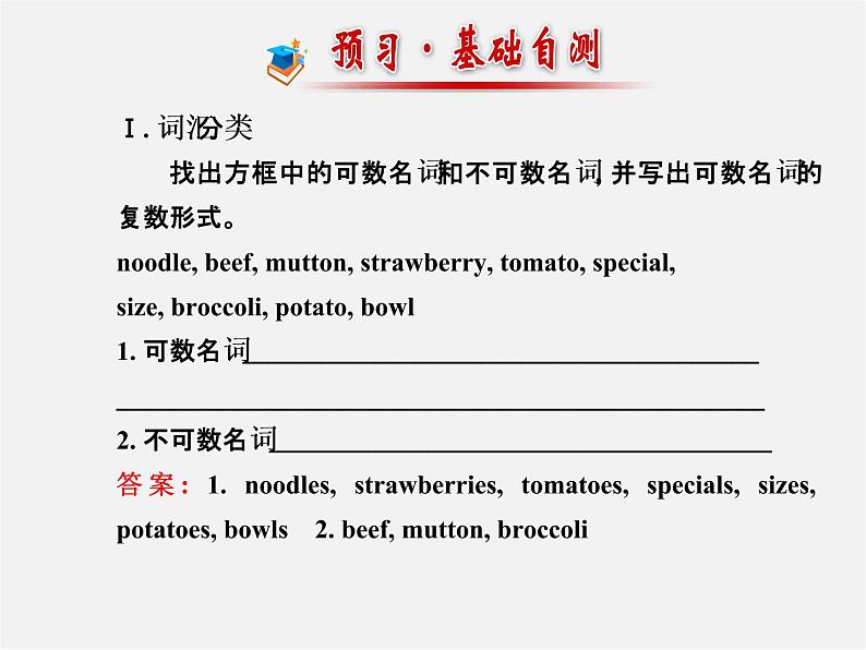 【金榜学案】Unit 10 I’d like some noodles Section A(Grammar Focus-3c)课件第2页