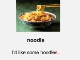 【名师精品】1 Unit 10 I'd some noodles Section A (1a-1c)课件