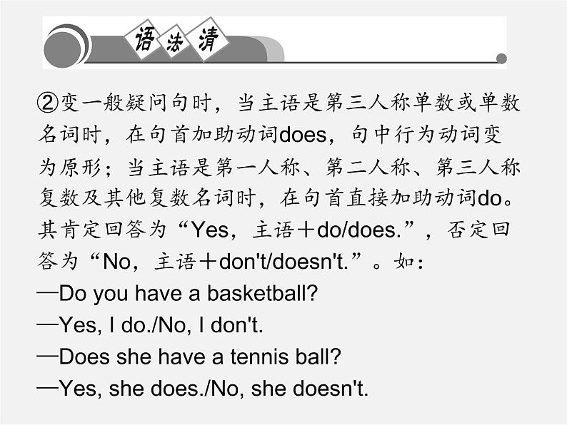 Unit 5 Do you have a soccer ball？单元清课件第4页