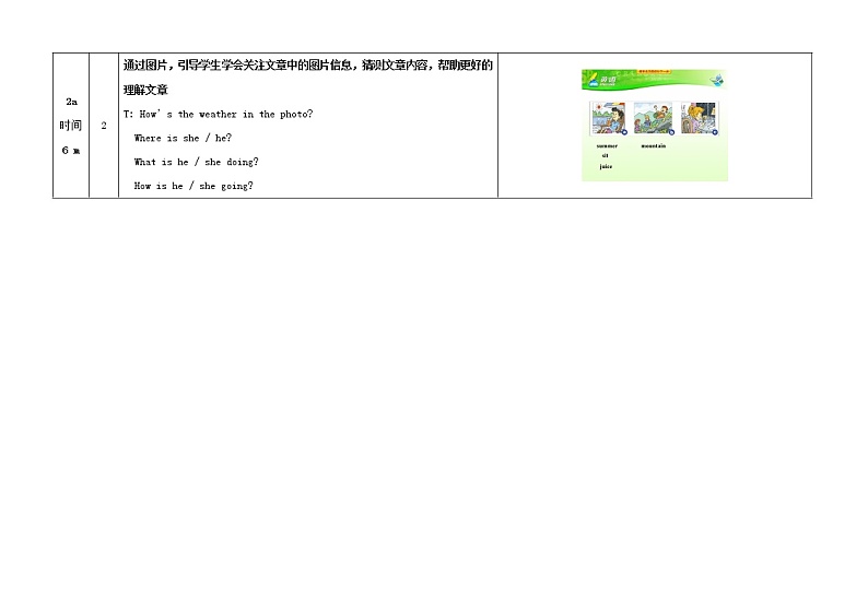 七年级英语下册 Unit 7 It's raining（第4课时）教学设计 （新版）人教新目标版03