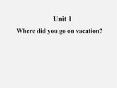 江西省上饶县清水中学八年级英语上册 Unit 1 Where did you go on vacation Section B 3课件