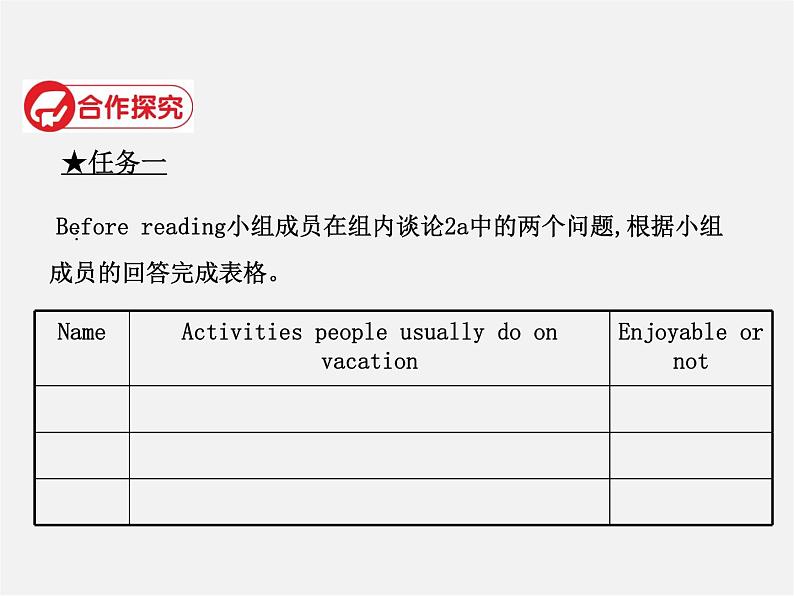 江西省上饶市铅山县私立瓢泉学校八年级英语上册 Unit 1 Where did you go on vacation Section B（2a-2e）课件05