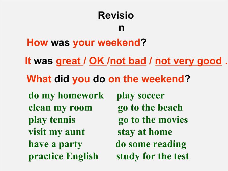 江西省上饶县清水中学八年级英语上册 Unit 1 Where did you go on vacation Section A（2a-2c）课件04