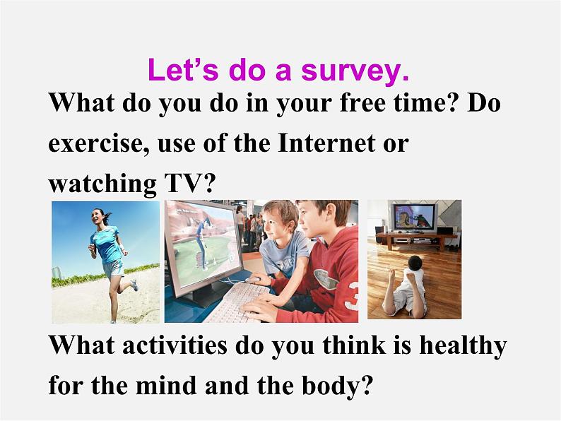 山东省邹平县实验中学八年级英语上册《Unit 2 How often do you exercise Section B（2a-2e）》课件04