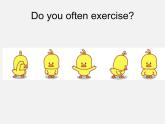 广东省珠海市第九中学八年级英语上册 Unit 2 How often do you exercise Section A 1课件