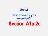 江西省宜春市第八中学八年级英语上册 Unit 2 How often do you exercise Section A 1课件