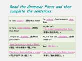 辽宁省东港市黑沟中学八年级英语上册 Unit 3 I'm more outgoing than my sister Section A（Grammar Focus-3c）课件