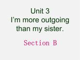 辽宁省灯塔市第二初级中学八年级英语上册 Unit 3 I’m more outgoing than my sister Section B课件