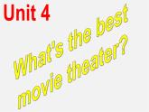 山东省肥城市汶阳镇初级中学八年级英语上册 Unit 4 What’s the best movie theater Section A课件1