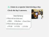 八年级英语上册 Unit 4 What’s the best movie theater Section A（2a-2d）课件