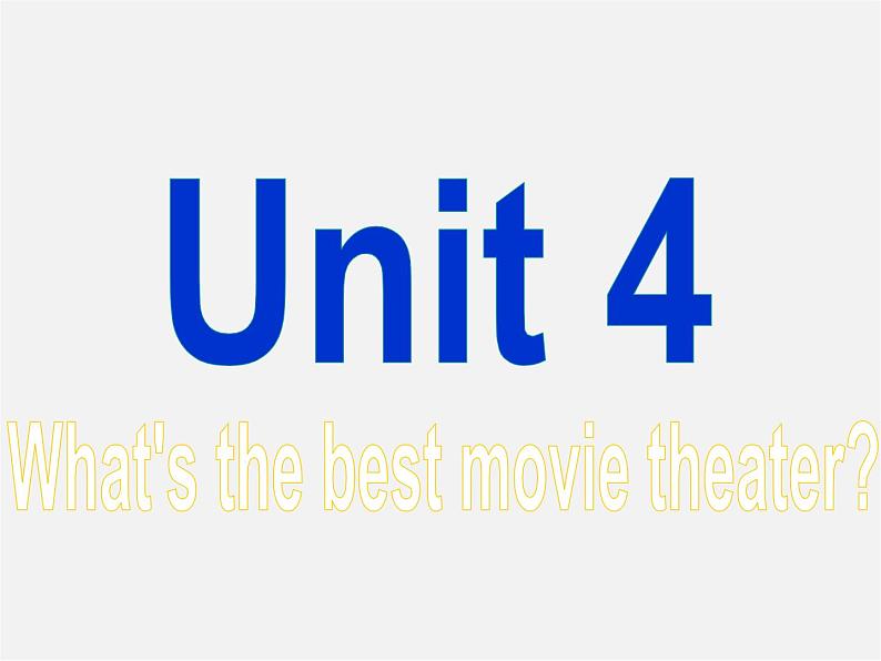 广东省珠海市第九中学八年级英语上册 Unit 4 What’s the best movie theater Section A 1课件第2页