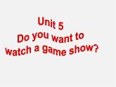 广东省珠海市第九中学八年级英语上册 Unit 5 Do you want to watch a game show Section B 1课件