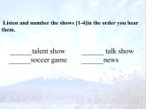 山东省无棣县第一实验学校八年级英语上册 Unit 5 Do you want to watch a game show Section A（1a-2c）课件