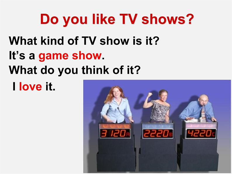 河北省东光县第二中学八年级英语上册 Unit 5 Do you want to watch a game show Section B课件02