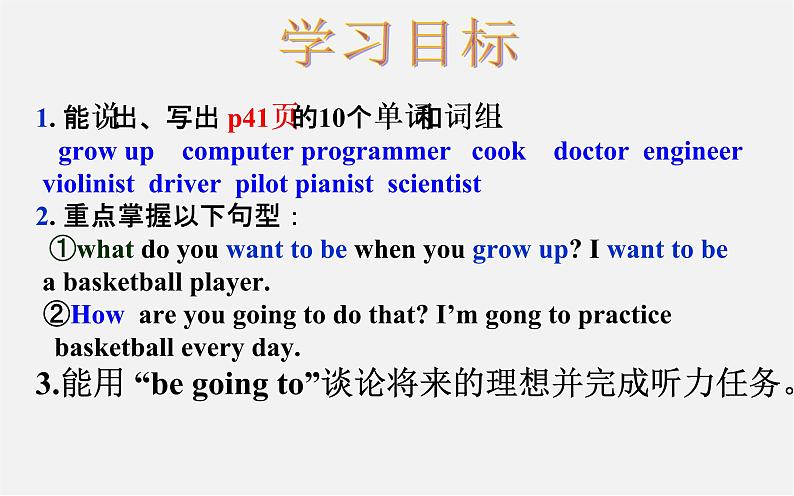 八年级英语上册 Unit 6 Im going to study computer science Section A课件02