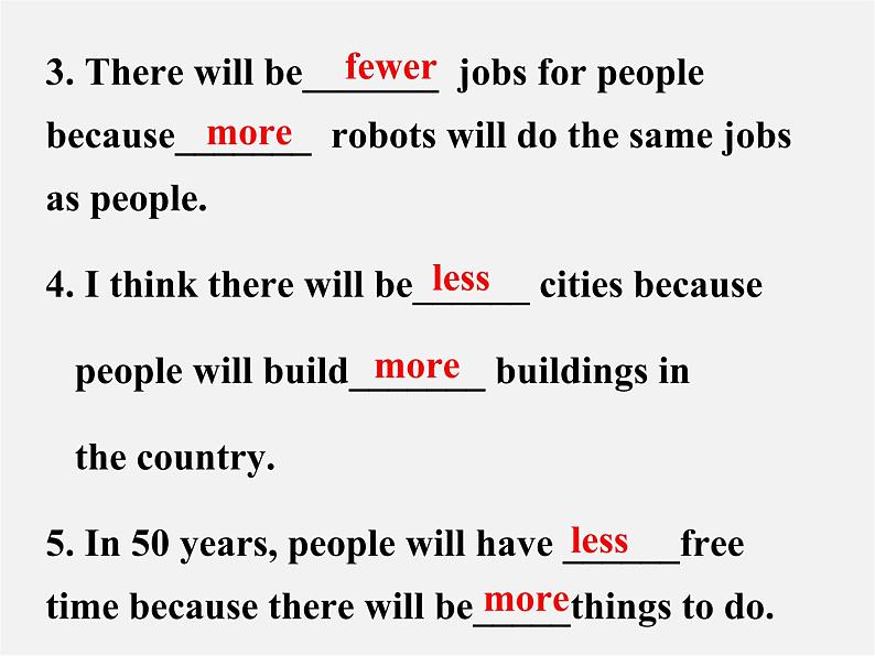 八年级英语上册 Unit 7 Will people have robots Section A-3a-3c课件06