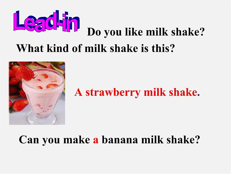 八年级英语上册 Unit 8 How do you make a banana milk shake SectionA1课件第4页