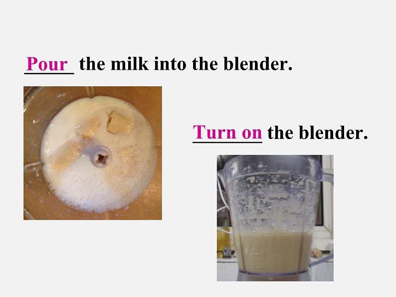 八年级英语上册 Unit 8 How do you make a banana milk shake SectionA1课件第8页