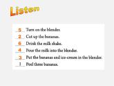 八年级英语上册 Unit 8 How do you make a banana milk shake Section A（1a-1c）课件