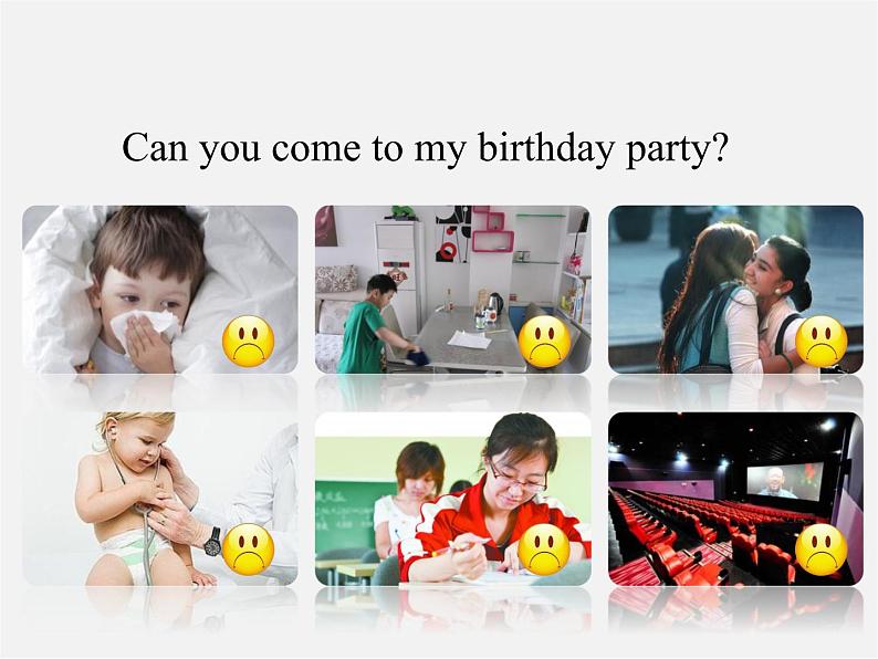 八年级英语上册 Unit 9 Can you come to my party Section A（Grammar Focus-3c）课件第4页