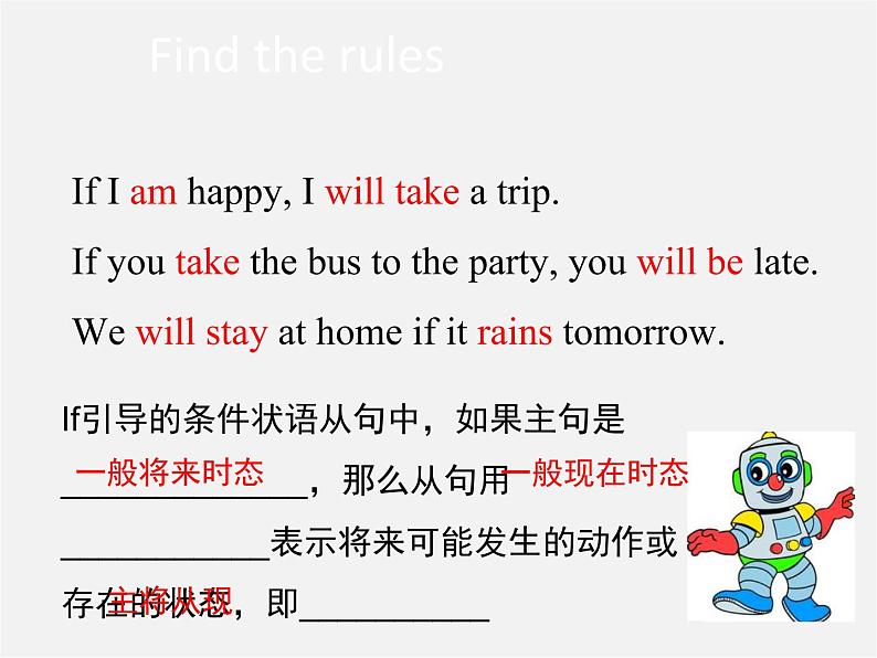 八年级英语上册 Unit 10 If you go to the party, you’ll have a great time Section A（Grammar Focus-3c）课件07