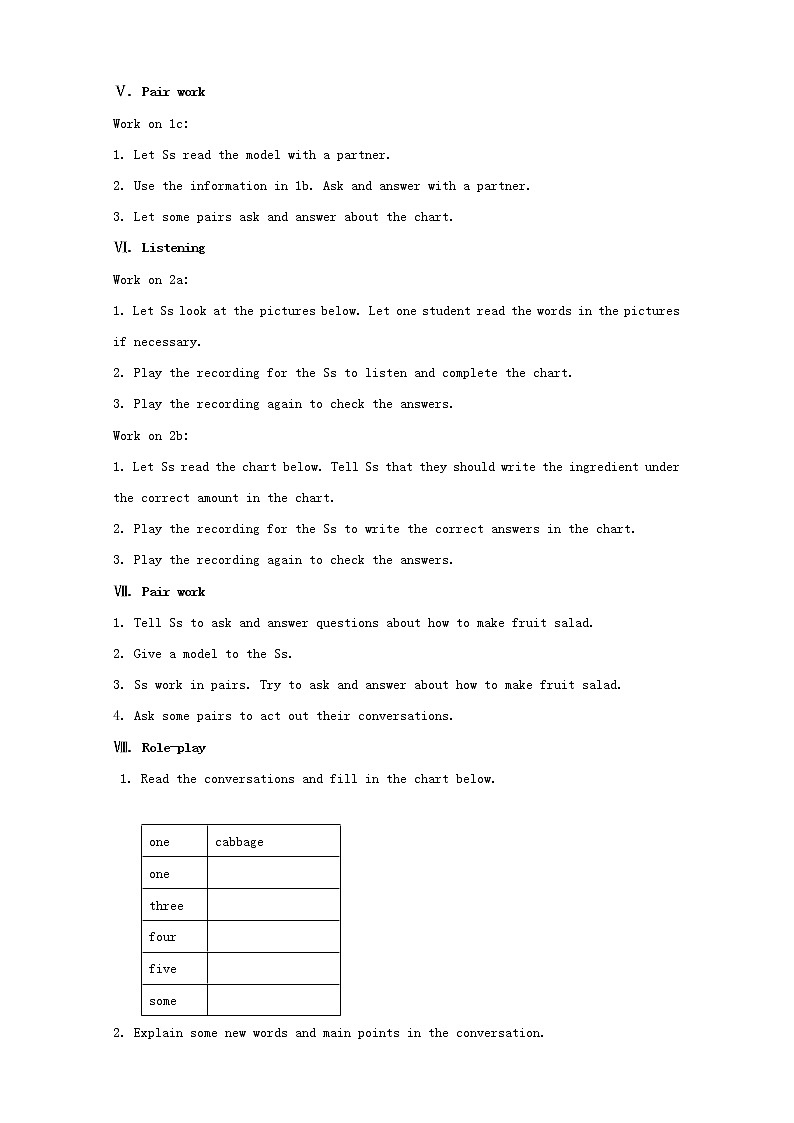 八年级英语上册 Unit 8 How do you make a banana milk shake教案103