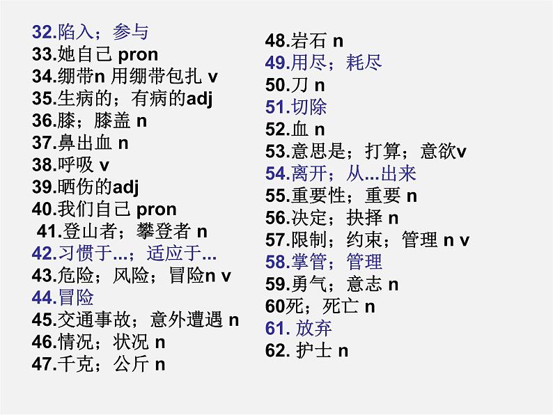 山东省肥城市汶阳镇初级中学八年级英语下册《Unit 1 What’s the matter（第2课时）》课件第3页