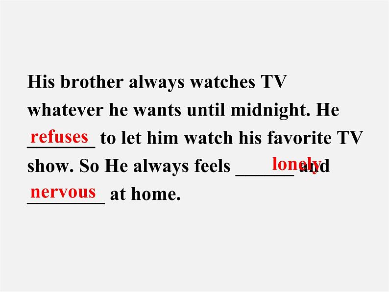 八年级英语下册 Unit 4 Why don’t you talk to your parents？Section A(Grammar Focus-4c)精品课件第5页