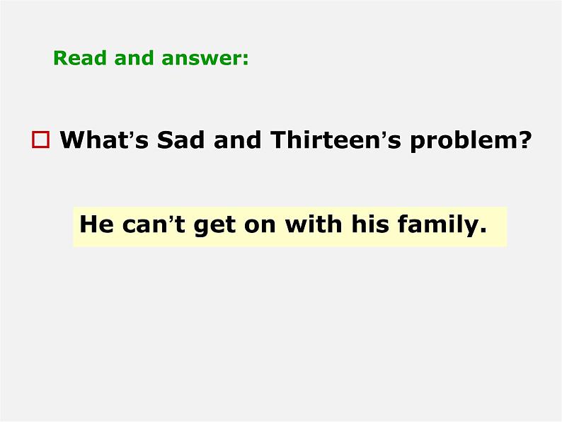 八年级英语下册 Unit 4《Why don’t you talk to your parents？》Section A 3a-4c（含Grammar Focus）课件02