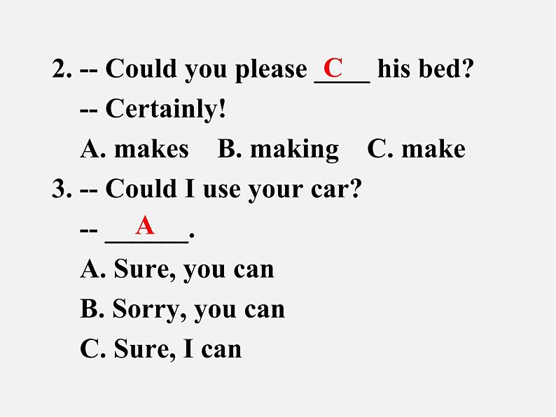 八年级英语下册 Unit 3 Could you please clean your room？Section B(1a-2e)精品课件第4页