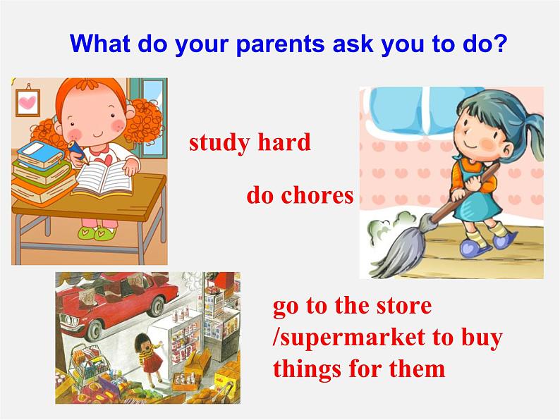 八年级英语下册 Unit 3 Could you please clean your room？Section B(1a-2e)精品课件第7页