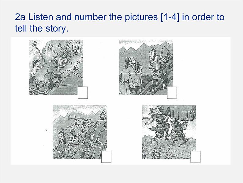 八年级英语下册 Unit 6 An old man tried to move the mountains Period 1课件第7页