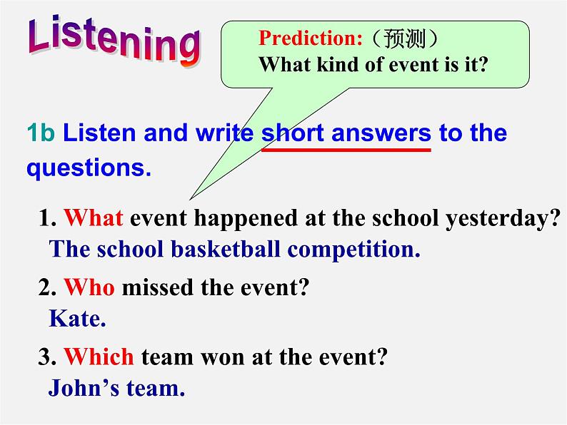 八年级英语下册 Unit 5 What were you doing when the rainstorm came Section B（1a-1d）课件205