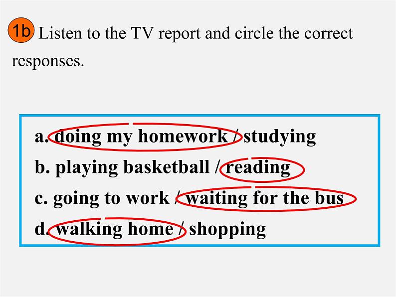 八年级英语下册 Unit 5 What were you doing when the rainstorm came（Section A1）课件第4页