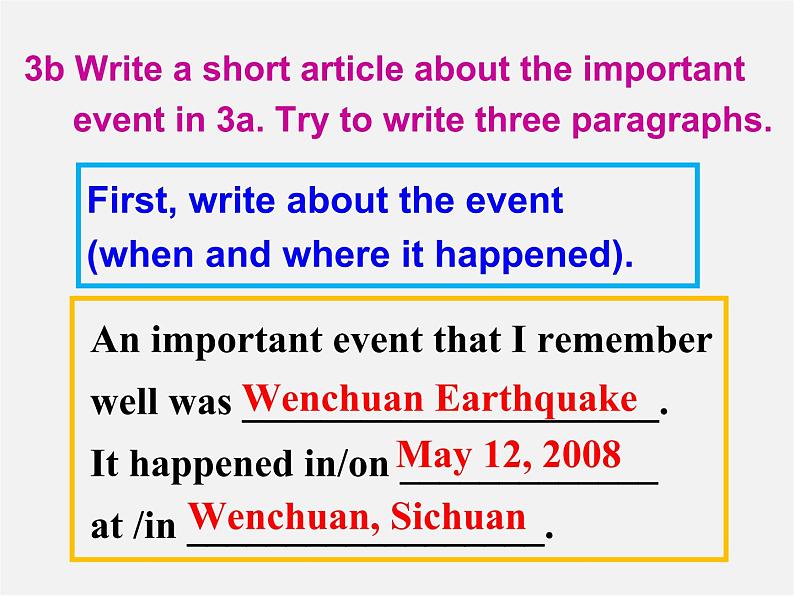 八年级英语下册 Unit 5 What were you doing when the rainstorm came？Section B(3a-Self check)精品课件06